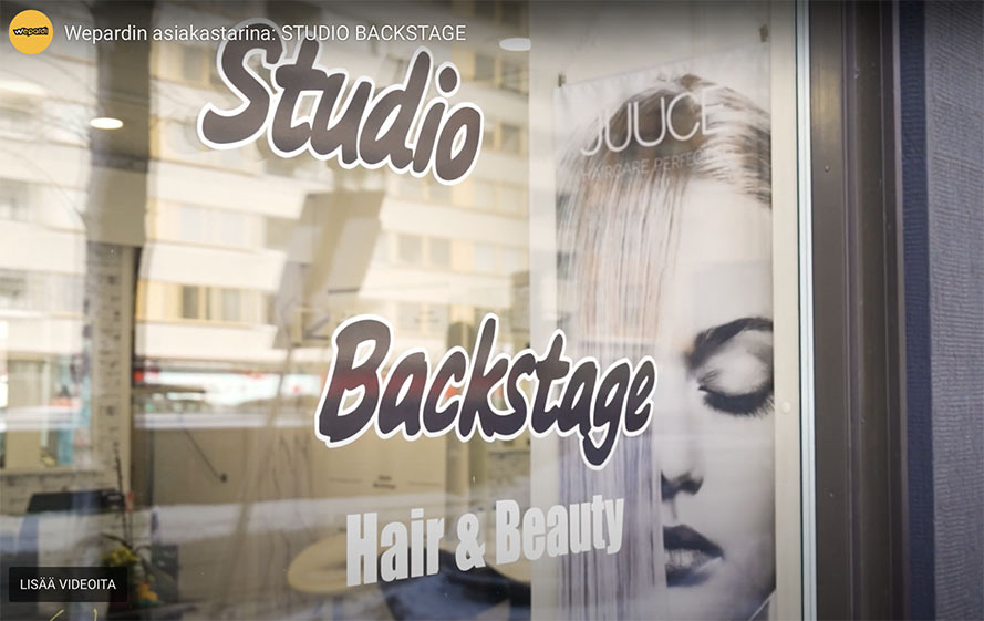 Wepardin Asiakastarina: Studio Backstage